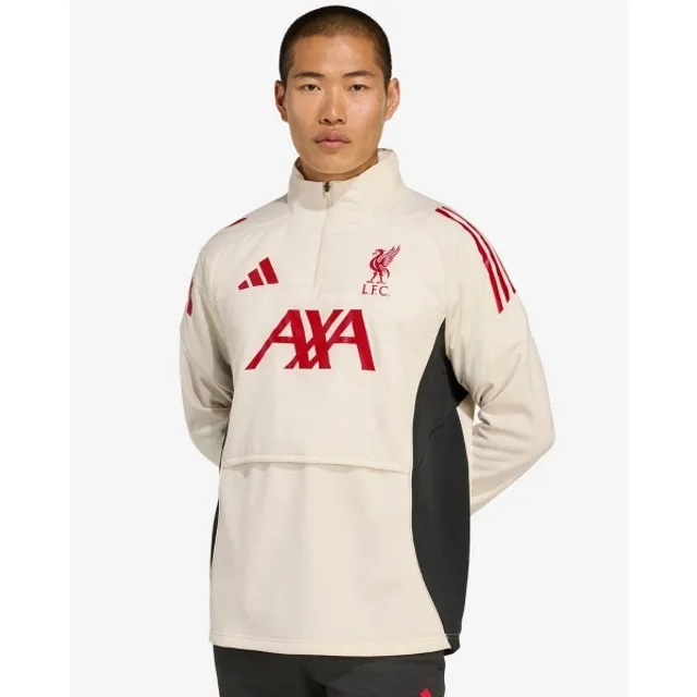 LFC adidas Mens 25/26 Domestic Pro-Winter Hooded Top White