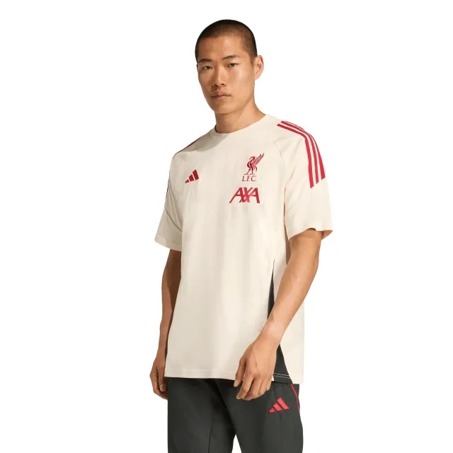 LFC adidas Mens 25/26 Domestic Training Tee White