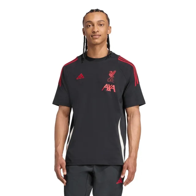 LFC adidas Mens 25/26 Domestic Training Tee Black