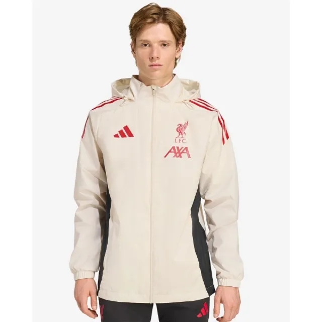 LFC adidas Mens 25/25 Domestic All Weather Jacket White