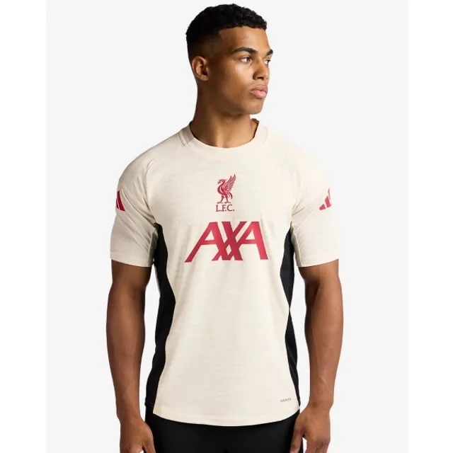 LFC adidas Mens 25/26 Short Sleeve Domestic Top White