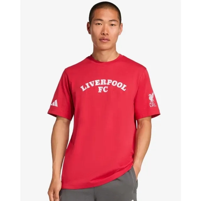 LFC adidas Mens 25/26 US Pack Tee Red