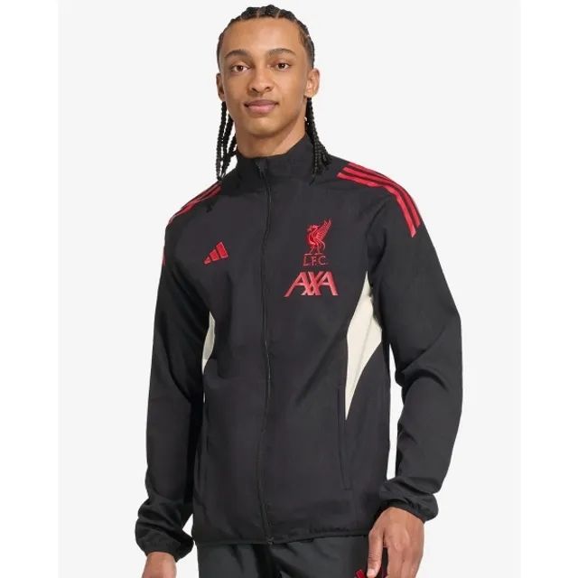 LFC adidas Mens 25/26 Domestic Training Jacket Black