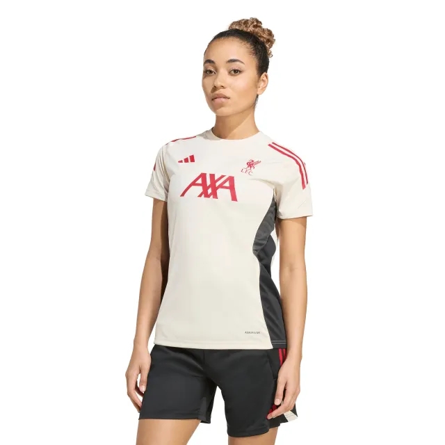 LFC adidas Womens 25/26 Domestic Short Sleeve Top White