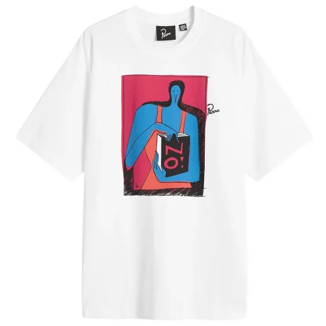 By Parra Men's No Books T-Shirt White