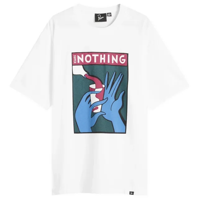 By Parra Men's Super Nothing T-Shirt White