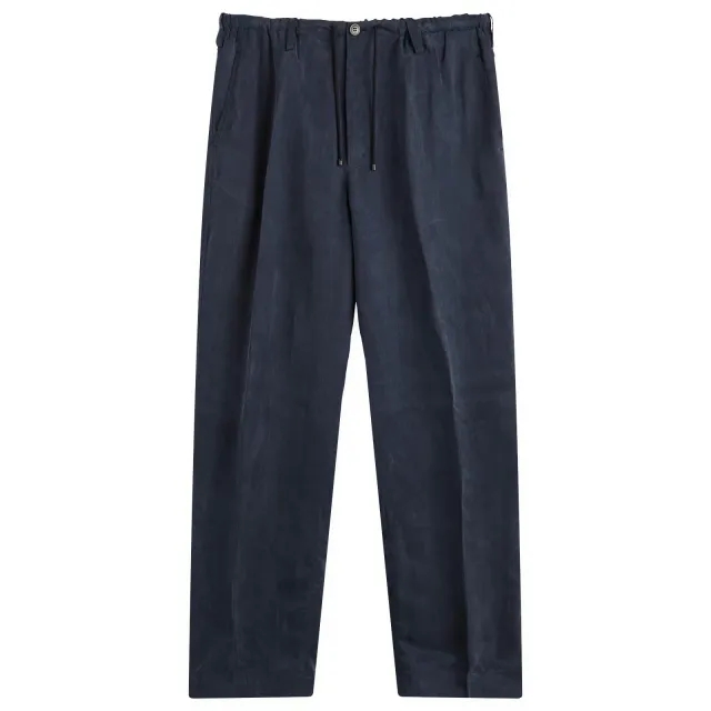 Dries Van Noten Men's Curpo Washed Trouser Navy