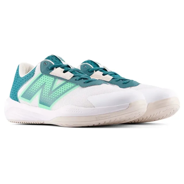 New Balance Men's 696v6 in White/Green Synthetic