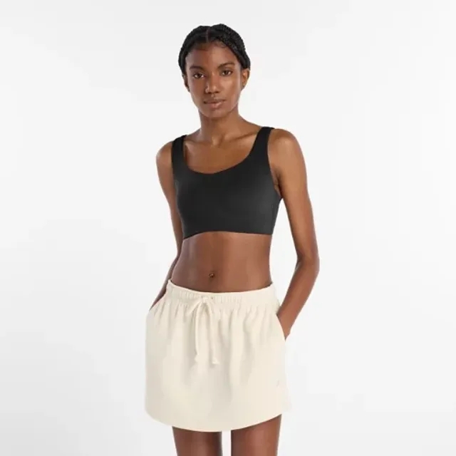 New Balance Women's NB Harmony Yoga Bra in Black Poly Knit