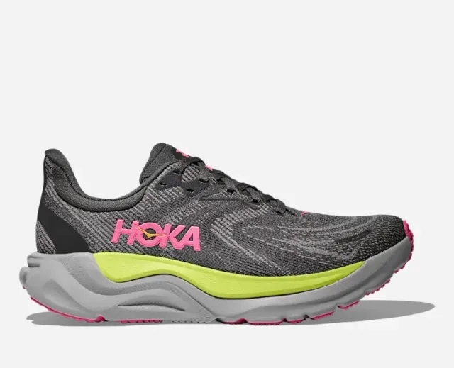 Hoka Women's Arahi 8 Road Running Shoes In Charcoal Grey/Grey Skies