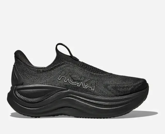 Hoka Women's Skyward Laceless Recovery Shoes In Black