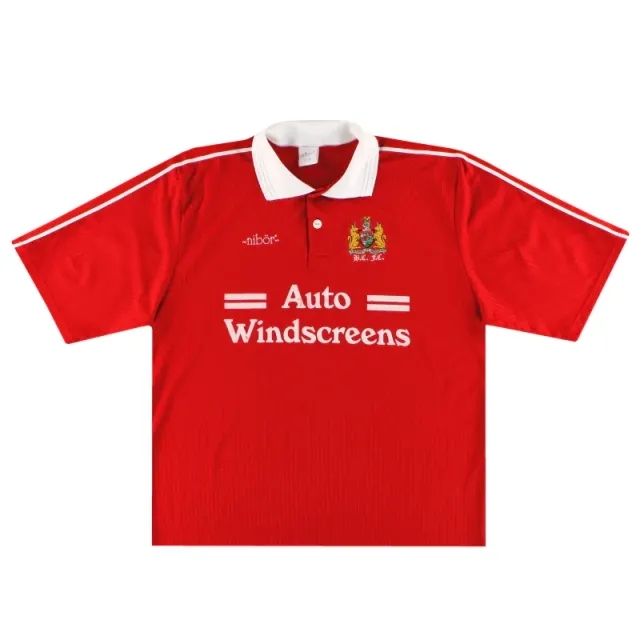 1994-96 Bristol City Home Shirt L/XL - Bristol City / Excellent / Large