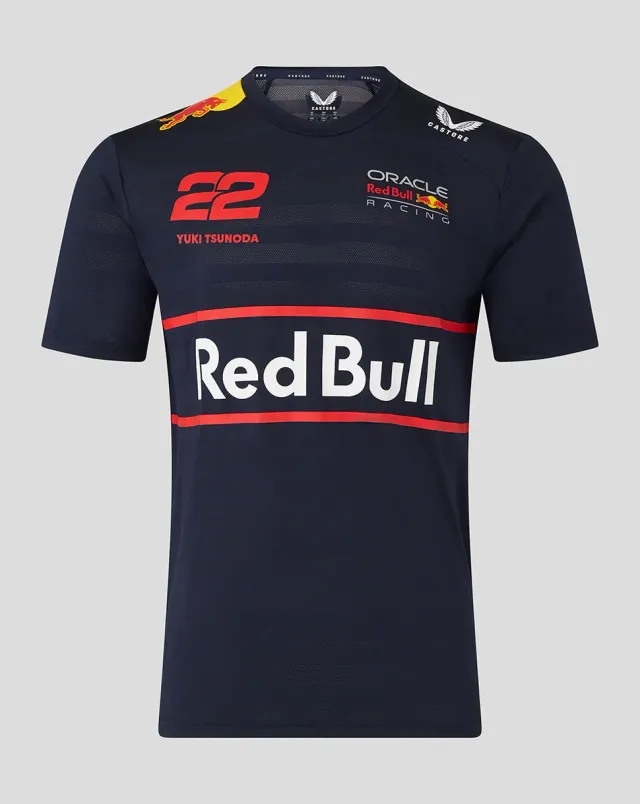 Castore Oracal Red Bull Racing Junior Yuki Tsunoda Team T-shirt - Night Sky