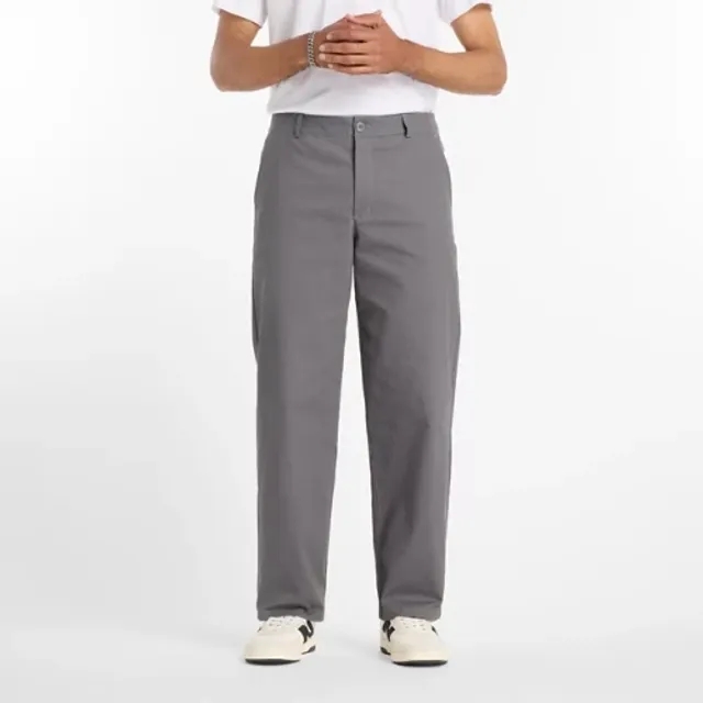 New Balance Men's Numeric Standard Pant 30" in Grey Cotton Twill