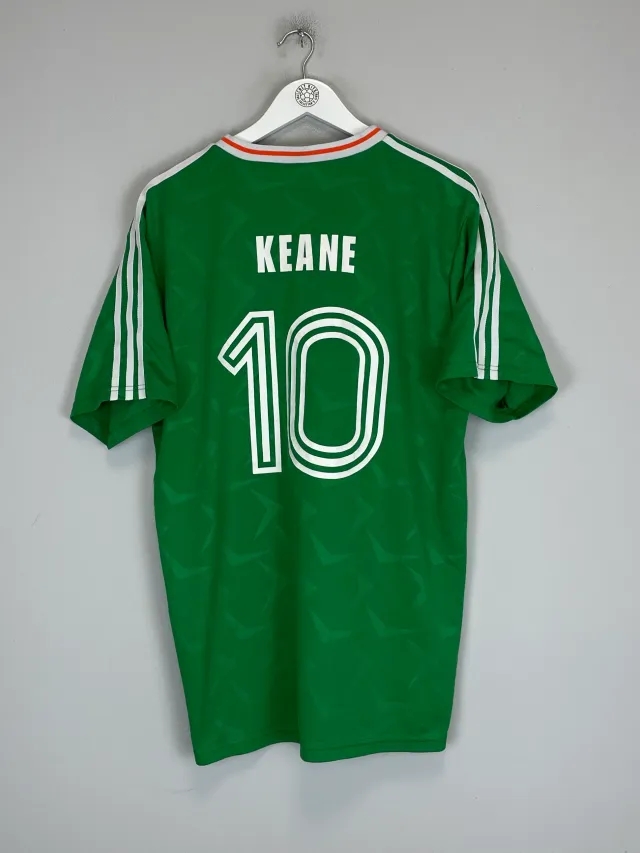 1990/91 IRELAND KEANE #10 HOME SHIRT (XL) ADIDAS | Cult Kits
