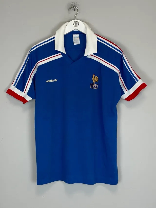 1985/90 FRANCE *MINT* HOME SHIRT (L) ADIDAS | Cult Kits