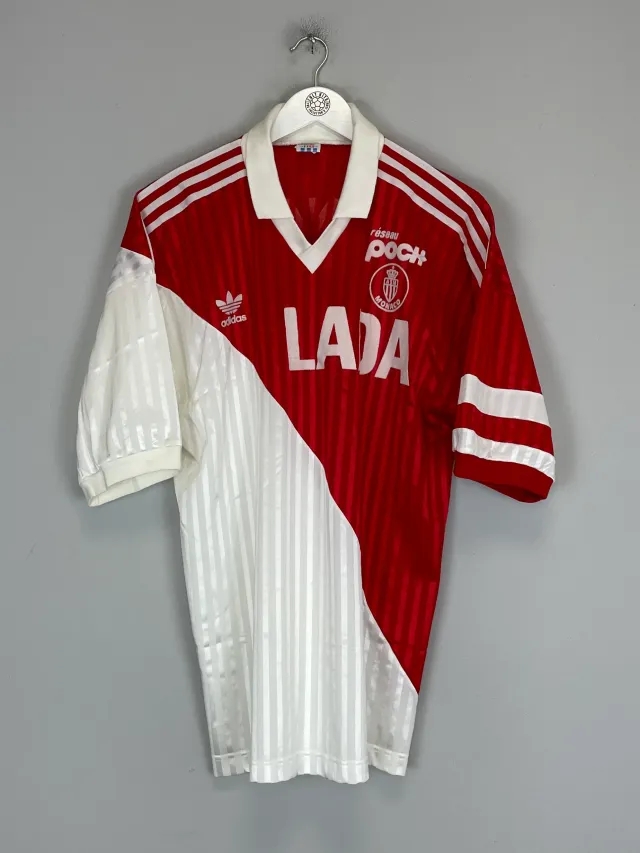 1990/91 MONACO HOME SHIRT (L) ADIDAS | Cult Kits