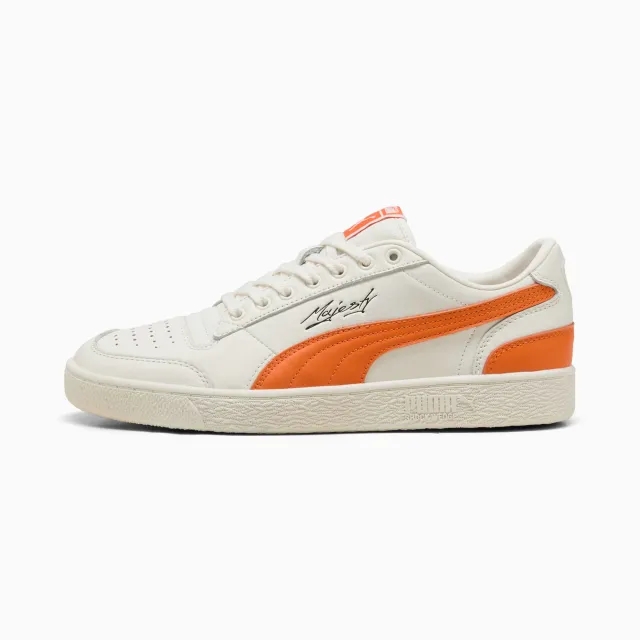 PUMA Majesty Sneakers Unisex, Warm White/Orange Poppy, size 10
