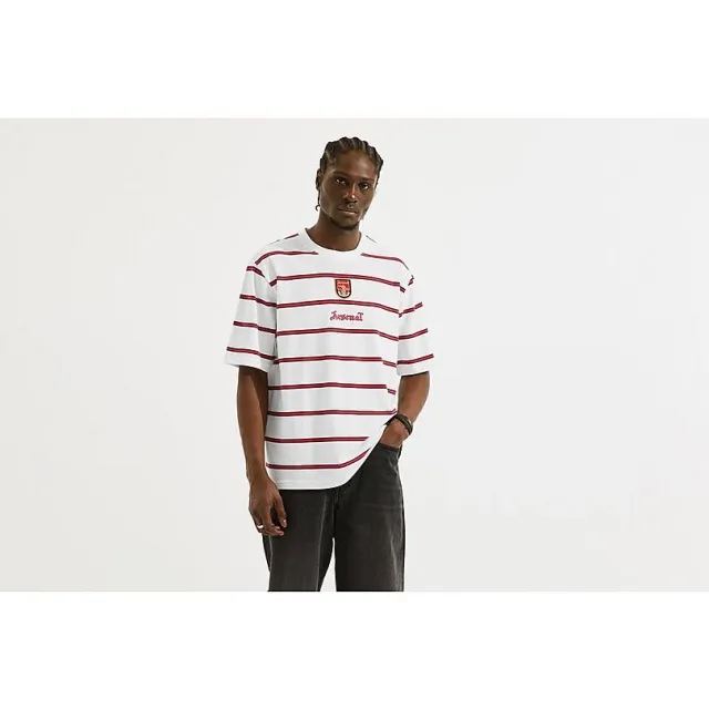 Arsenal Classics Spirit White Stripe T-Shirt, Multicolor