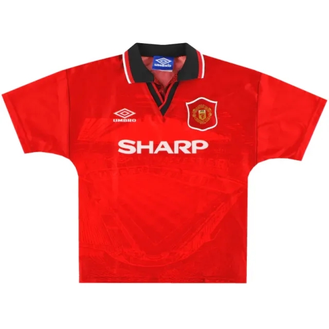 1994-96 Manchester United Umbro Home Shirt XL - Manchester United / Excellent 