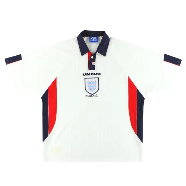 1997-99 England Umbro Home Shirt XXL - England / Very Good 
