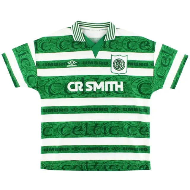 1995-97 Celtic Umbro Home Shirt XXL - Celtic / Excellent 