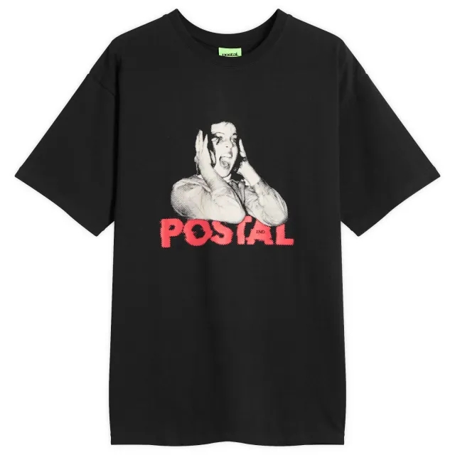 POSTAL Men's Hear No POSTAL Men's T-Shirt Black