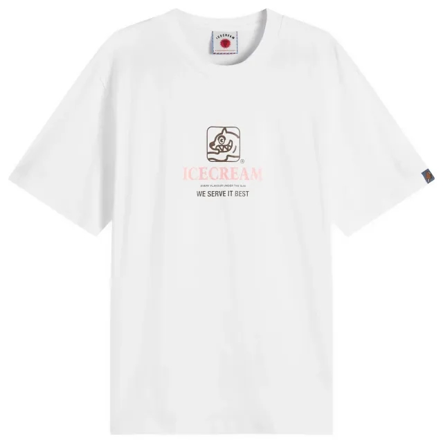 ICECREAM Men's Serve It Best T-Shirt White