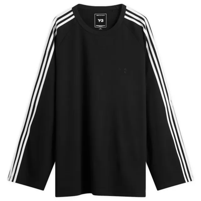 Y-3 Men's Wire Three Stripe T-Shirt Black