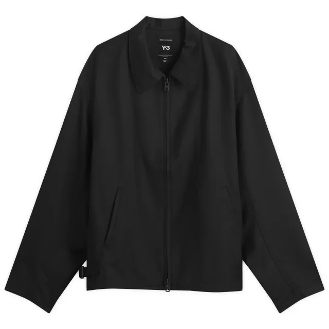 Y-3 Men's Zip Through Shirt Jacket Black