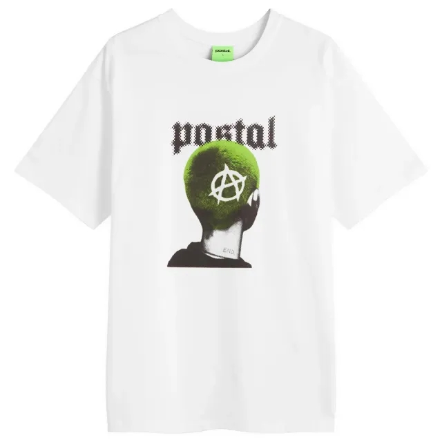 POSTAL Men's See No POSTAL Men's T-Shirt White
