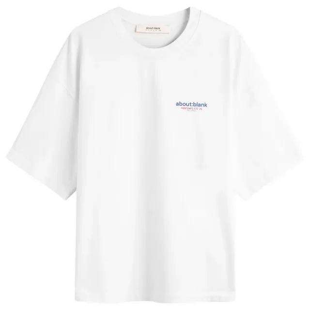 about:blank Men's Tour T-Shirt White/Red/Navy