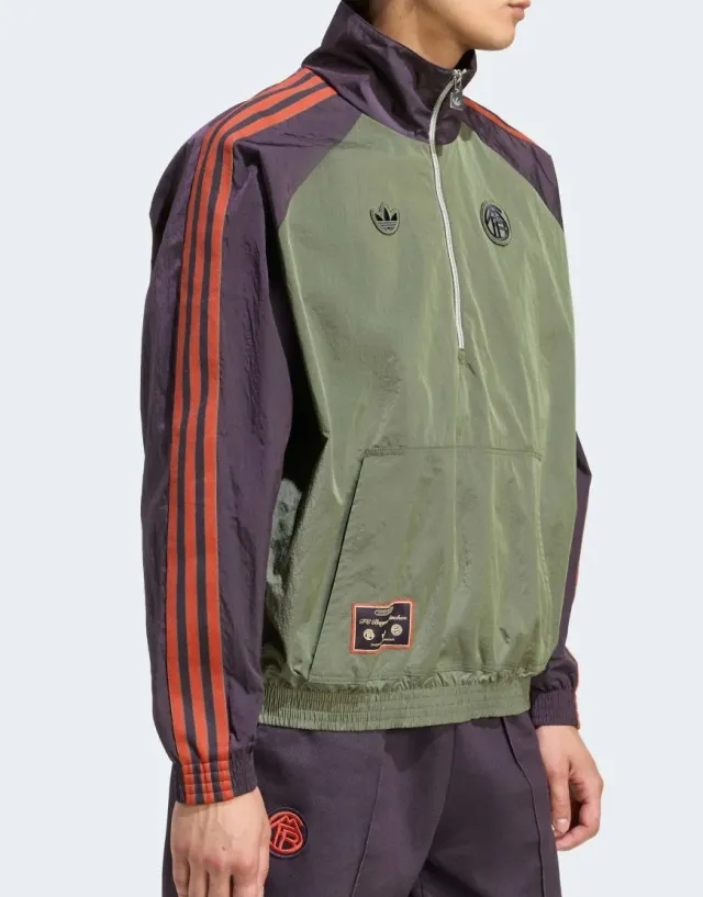 adidas Originals Bayern Munich 25 26 Terrace Icons Half Zip Jacket