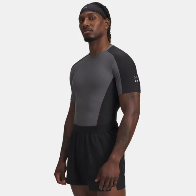 Under Armour  Halo Bonded Auxetic Men's Short Sleeve Castlerock / Black / Reflective L