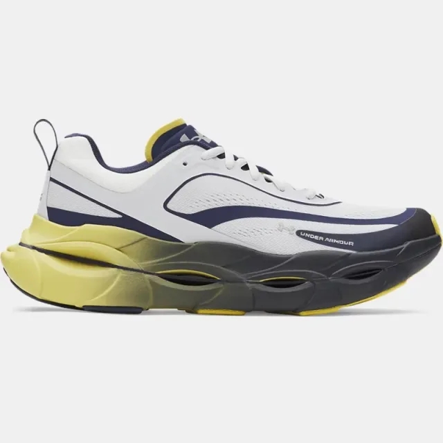 Under Armour  Halo Racer Men's Running Shoes Washed Navy / Yellow Shade / Distant Gray 10.5