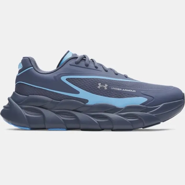 Under Armour  Halo Runner JD Men's Running Shoes Downpour Gray / Horizon Blue / Metallic Silver 9