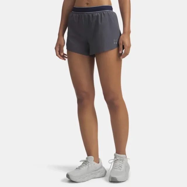 Under Armour  Halo Run Women's 2" Shorts Castlerock / Washed Navy / Reflective L