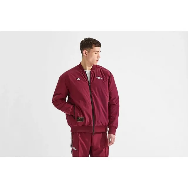 Arsenal adidas 25/26 Terrace Icons Reversible Jacket, Burgundy