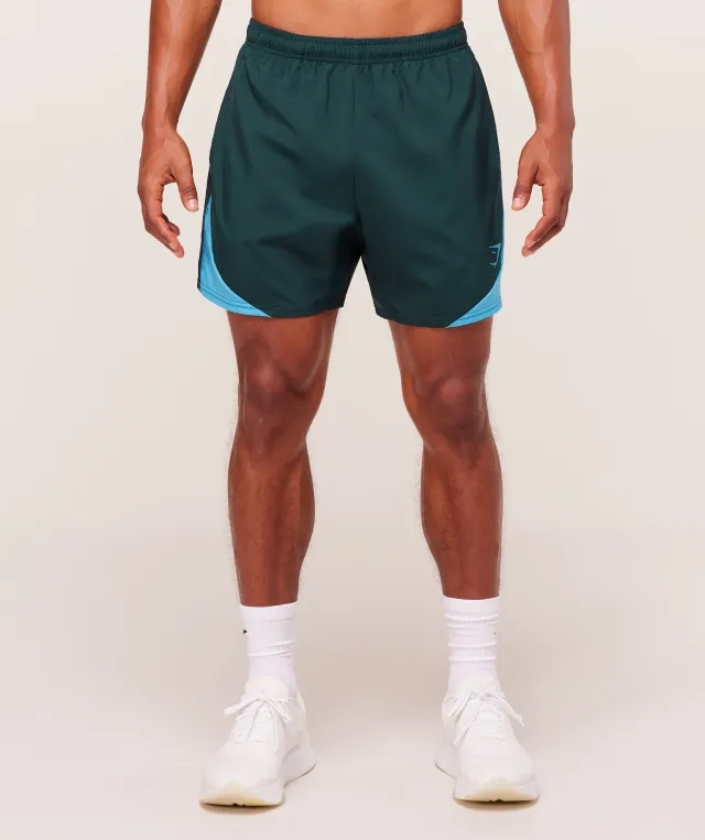  Arrival Block 6" Shorts - Deep Petrol Blue