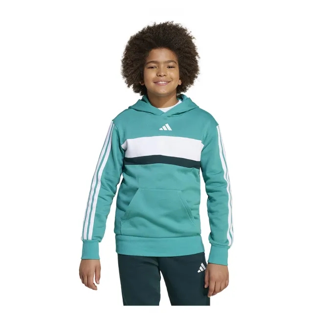 Adidas Seasonal Essentials Tiberio 3 Stripes Fleece Hoodie