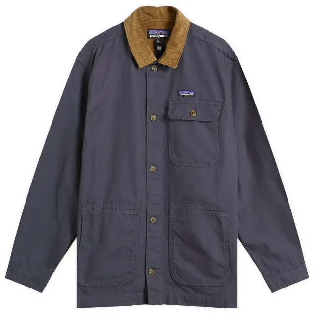 Patagonia Men's Point Reyes Canvas Jacket Smolder Blue