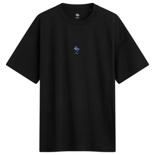 Represent Men's 247 Oversized T-Shirt Black/Purple Fade