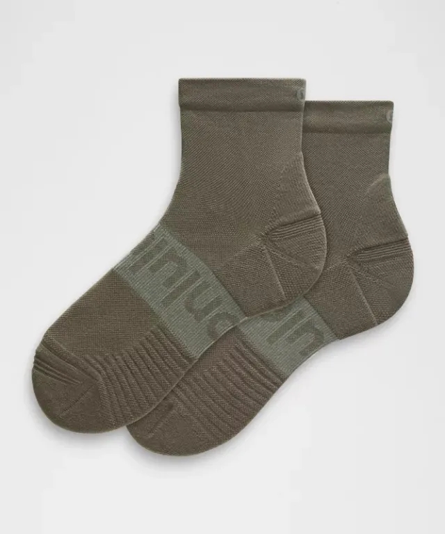 lululemon – Unisex Power Stride Ankle Socks – Color Green – Size L