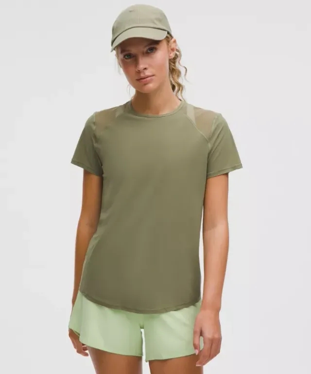 lululemon – Women's Sculpt Short-Sleeve Shirt – Color Green – Size 0