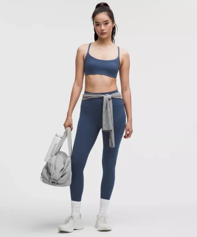 lululemon – Women's Wunder Train High-Rise Tight Leggings with Pockets – 25" – Color Blue – Size 0