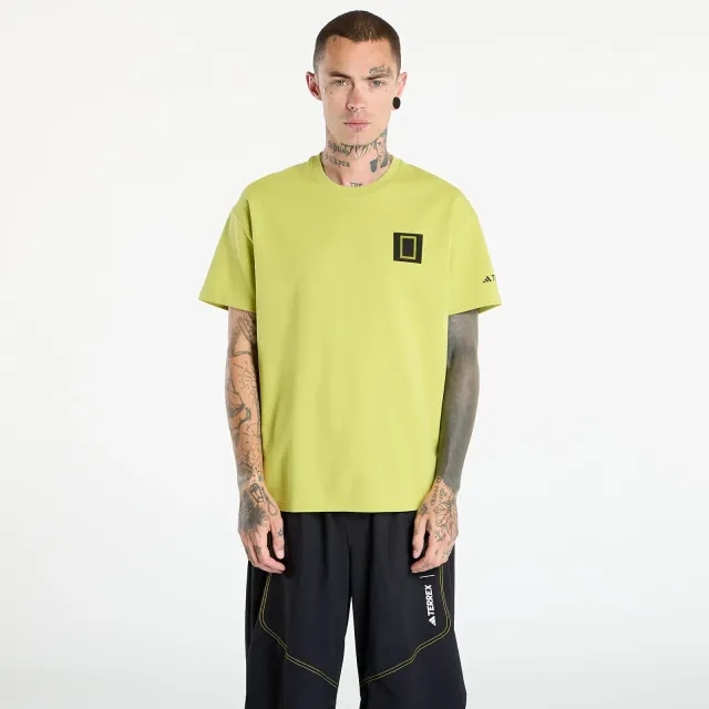 T-Shirt Adidas Terrex National Geographic Graphic Short Sleeve T-Shirt Preloved Lime L