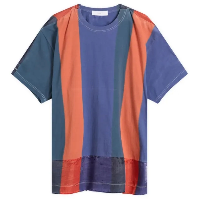 TOGA ARCHIVES Women's Panel T-Shirt Blue