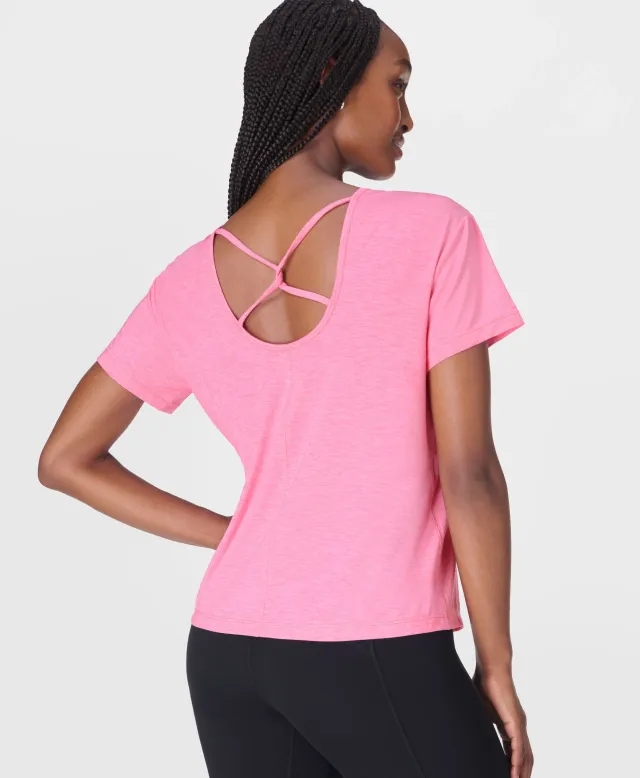 Soft Flow Studio Strappy Back Boxy Tee