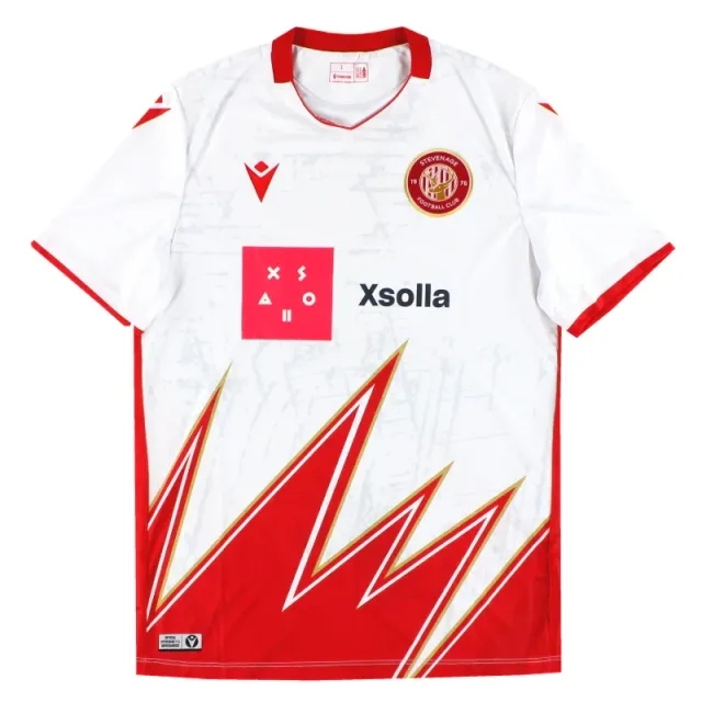 2024-25 Stevenage Macron Home Shirt *As New* - Stevenage / As New 