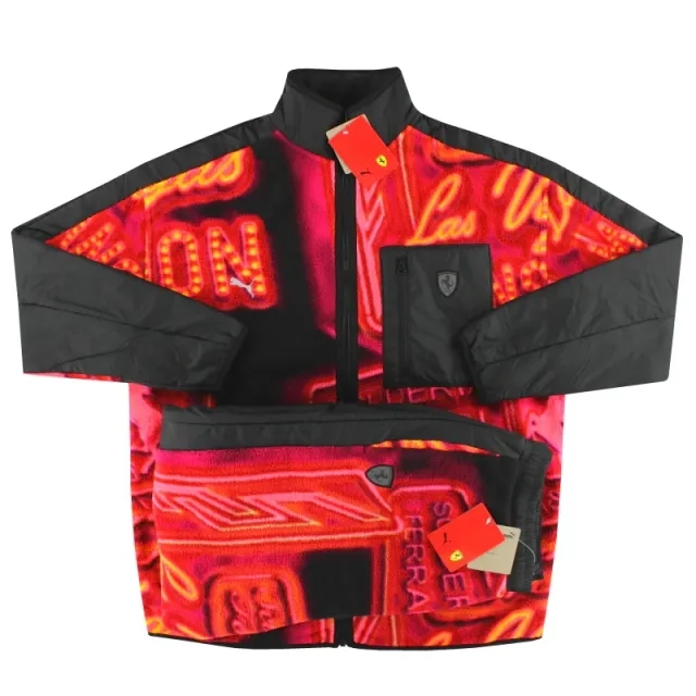 Puma Scuderia Ferrari Race Neon Energy Fleece Jacket Men *w/tags* - w/tags 